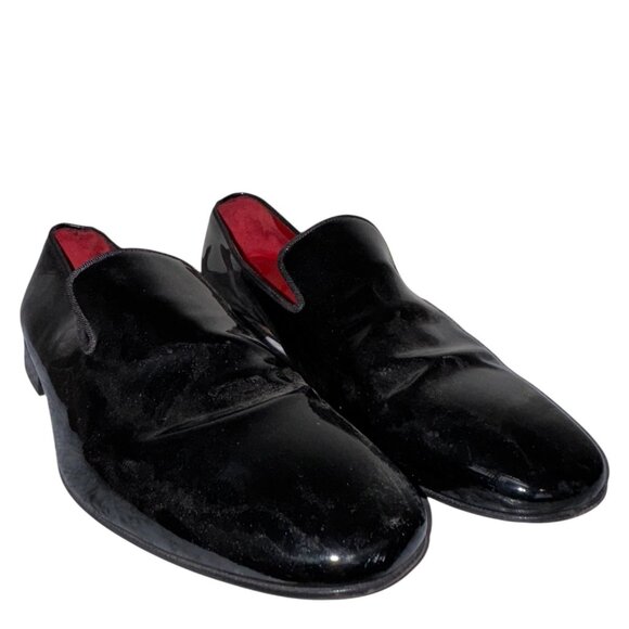 Ron Tomson The Formal Patent Leather Loafer 44 US 11 Slip On Shiny Groom Formal - Picture 2 of 7